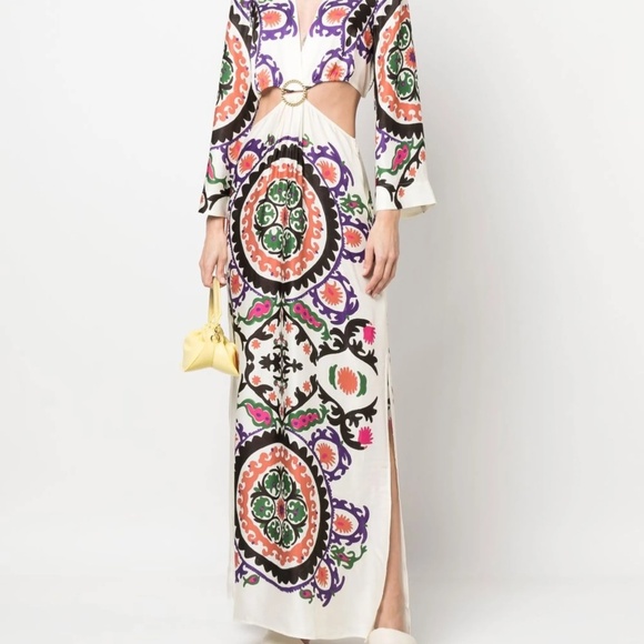 Ba&Sh Falva Paisley cutout maxi dress New RP: $900 - Picture 1 of 7